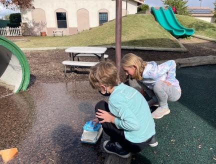 Children at Lifetime Montessori School in Santaluz are creating green spaces