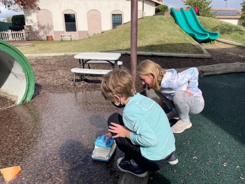 Children at Lifetime Montessori School in Santaluz are creating green spaces