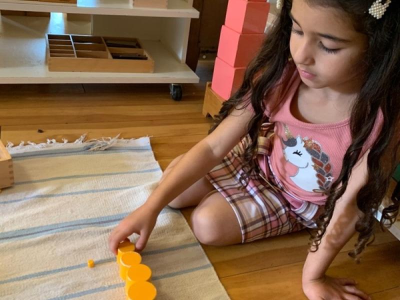 Preliminary Exercises in a Montessori Classroom in San Diego